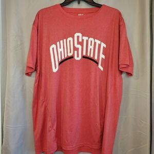 Ohio State Buckeyes‎ T Shirt Mens Large Red Short Sleeve Athlatic Fit1